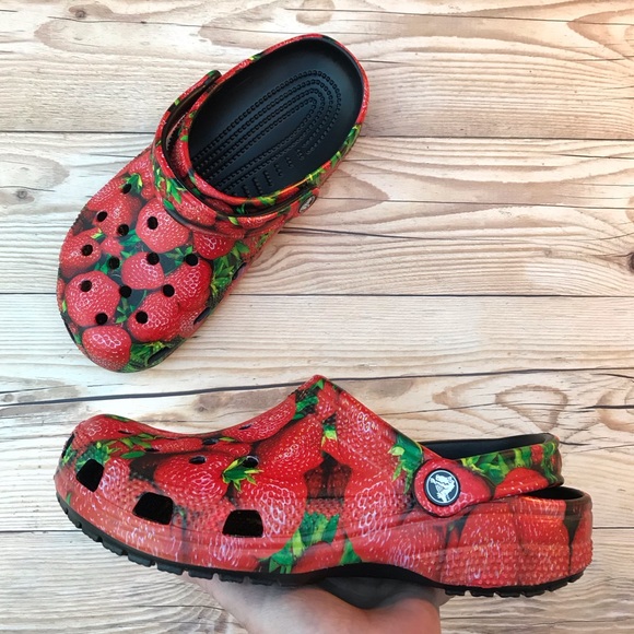 CROCS Shoes Crocs Classic Strawberry Clog Poshmark